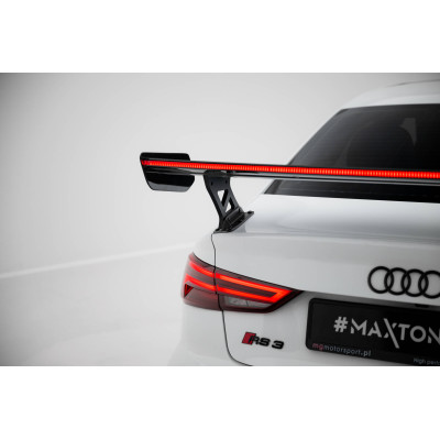 Carbon Spoiler para + LED Audi A3 / A3 S-Line / S3 / RS3 Sedan 8V / 8V Facelift