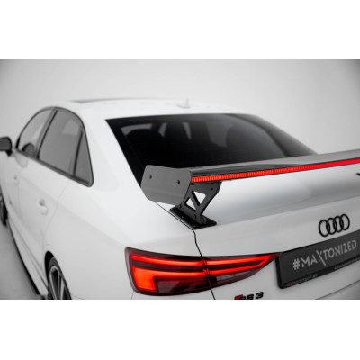 Carbon Spoiler para + LED Audi A3 / A3 S-Line / S3 / RS3 Sedan 8V / 8V Facelift