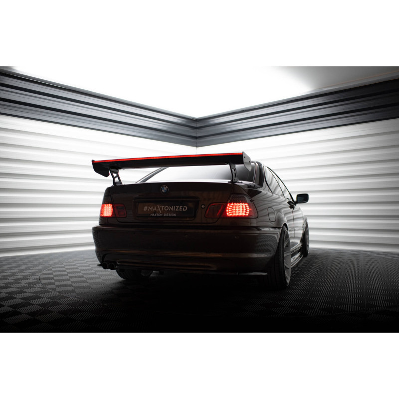 Carbon Spoiler para + LED BMW 3 Coupe E46