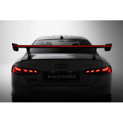 Carbon Spoiler para  + LED Audi A5 / A5 S-Line / S5 / RS5 Coupe F5 / F5 Facelift