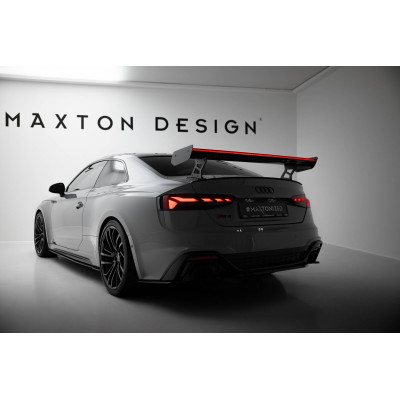 Carbon Spoiler para  + LED Audi A5 / A5 S-Line / S5 / RS5 Coupe F5 / F5 Facelift