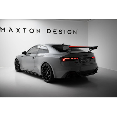 Carbon Spoiler para  + LED Audi A5 / A5 S-Line / S5 / RS5 Coupe F5 / F5 Facelift