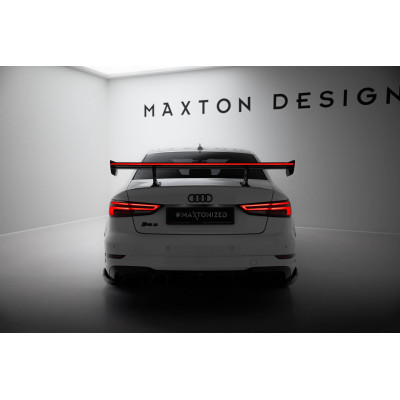 Carbon Spoiler para + LED Audi A3 / A3 S-Line / S3 / RS3 Sedan 8V / 8V Facelift