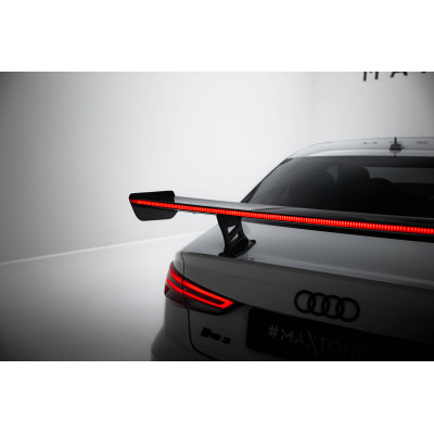 Carbon Spoiler para + LED Audi A3 / A3 S-Line / S3 / RS3 Sedan 8V / 8V Facelift