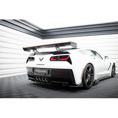 Carbon Spoiler para + LED Chevrolet Corvette Stingray / Grand Sport C7