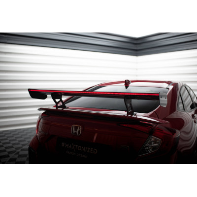 Carbon Spoiler para + LED Honda Civic SI Mk10