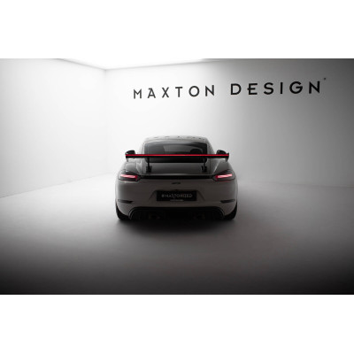 Carbon Spoiler para  + LED Porsche 718 Cayman 982c