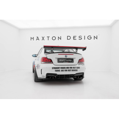 Carbon Spoiler para  + LED BMW 1 M E82