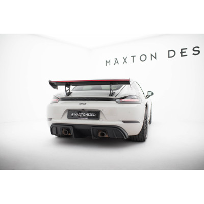 Carbon Spoiler para  + LED Porsche 718 Cayman 982c