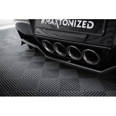Central Splitter trasero para (with vertical bars) Chevrolet Corvette C7