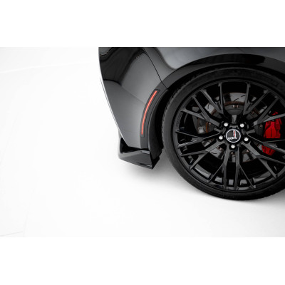 Central Splitter trasero para (with vertical bars) Chevrolet Corvette Z06 C7