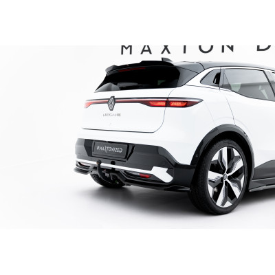 Central Splitter trasero para (with vertical bars) Renault Megane E-Tech Electric Mk1