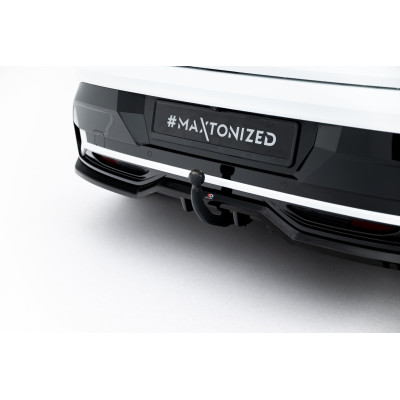 Central Splitter trasero para (with vertical bars) Renault Megane E-Tech Electric Mk1