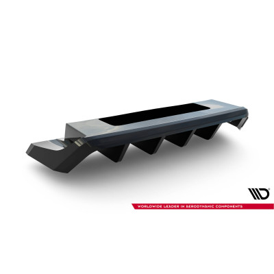 Central Splitter trasero para (with vertical bars) Volkswagen T-Roc R Mk1