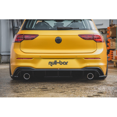 Difusor trasero para (GTI LOOK) with Exhaust Volkswagen Golf Mk8