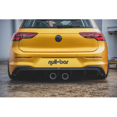Difusor trasero para (R32 LOOK) with Exhaust Volkswagen Golf Mk8