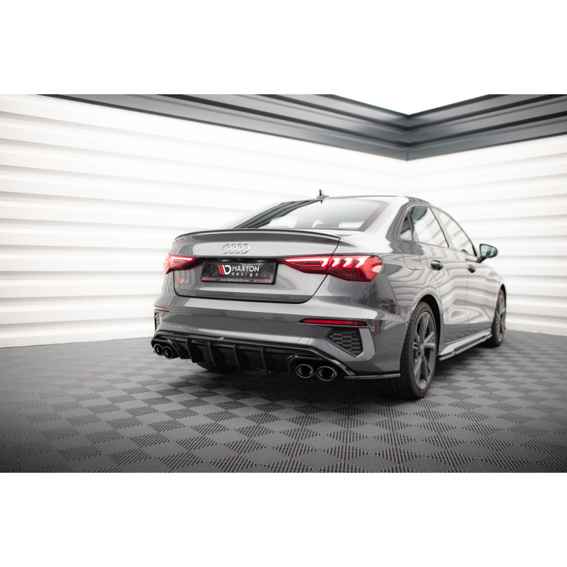 Difusor trasero para + Exhaust Ends Imitation Audi A3 S-Line Sedan 8Y