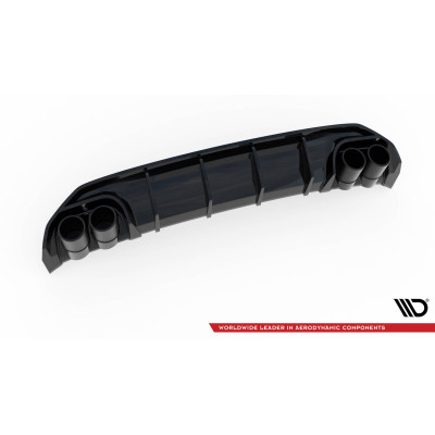 Difusor trasero para + Exhaust Ends Imitation Audi A3 S-Line Sportback 8Y