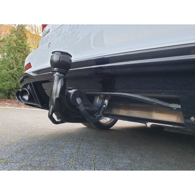 Difusor trasero para + Exhaust Ends Imitation Audi A6 S-Line / S6 C8 / C8 Facelift