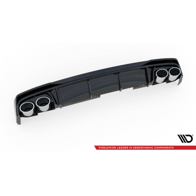 Difusor trasero para + Exhaust Ends Imitation Audi A6 S-Line / S6 C8 / C8 Facelift
