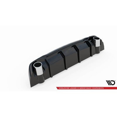 Difusor trasero para + Exhaust Ends Imitation Peugeot 308 GT Mk2 Facelift