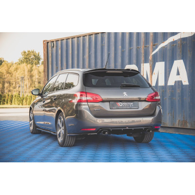 Difusor trasero para + Exhaust Ends Imitation Peugeot 308 SW Mk2