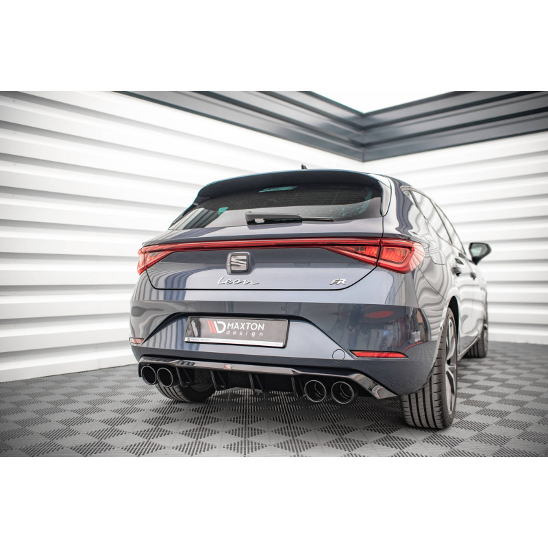 Difusor trasero para + Exhaust Ends Imitation Seat Leon FR Hatchback Mk4