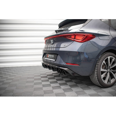 Difusor trasero para + Exhaust Ends Imitation Seat Leon FR Hatchback Mk4