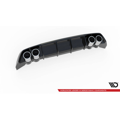 Difusor trasero para + Exhaust Ends Imitation Seat Leon FR Hatchback Mk4