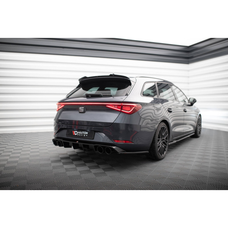 Difusor trasero para + Exhaust Ends Imitation Seat Leon ST FR Mk4