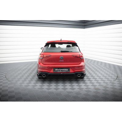 Difusor trasero para + Exhaust Ends Imitation Volkswagen Golf GTE / R-Line Mk8 / Mk8 Facelift