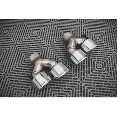 Difusor trasero para + Milltek Sport Exhaust Audi RS3 Sportback 8V Facelift