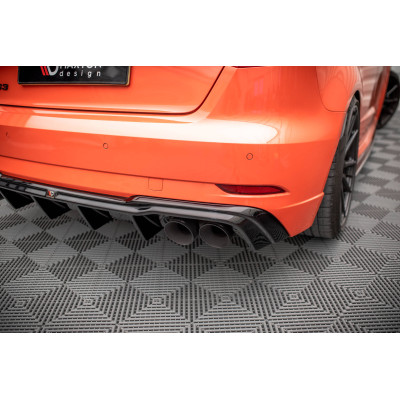 Difusor trasero para + Milltek Sport Exhaust Audi RS3 Sportback 8V Facelift