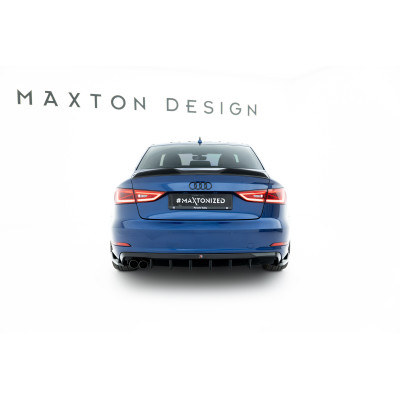 Difusor trasero para Audi A3 Sedan 8V  (Version with dual exhaust tips on one side)
