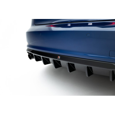Difusor trasero para Audi A3 Sedan 8V (Version with single exhaust tips on one side)