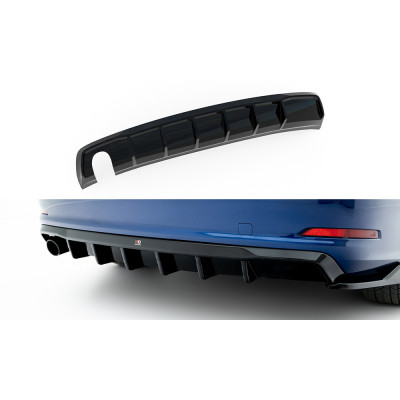 Difusor trasero para Audi A3 Sedan 8V (Version with single exhaust tips on one side)