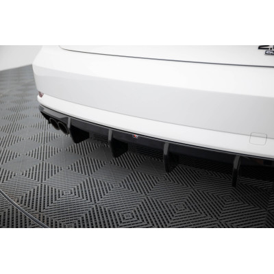 Difusor trasero para Audi A3 Sedan 8V Facelift (Version with dual exhaust tips on one side)