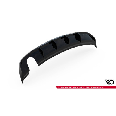 Difusor trasero para Audi A3 Sedan 8V Facelift (Version with single exhaust tips on one side)
