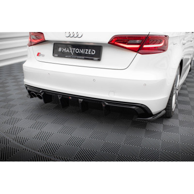 Difusor trasero para Audi A3 S-Line Sportback 8V (Version with dual exhausts tips on one side)