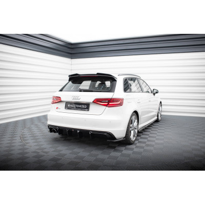 Difusor trasero para Audi A3 S-Line Sportback 8V (Version with single exhaust tips on one side)