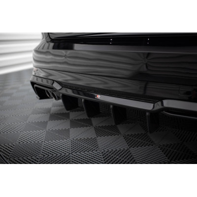 Difusor trasero para Audi A3 S-Line Sportback 8V Facelift (Version with dual exhausts on one side)