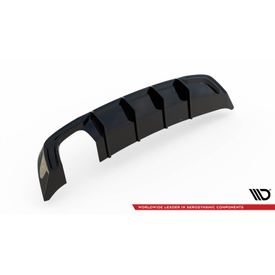 Difusor trasero para Audi A3 Sportback 8V Facelift (Version with double exhaust tip)