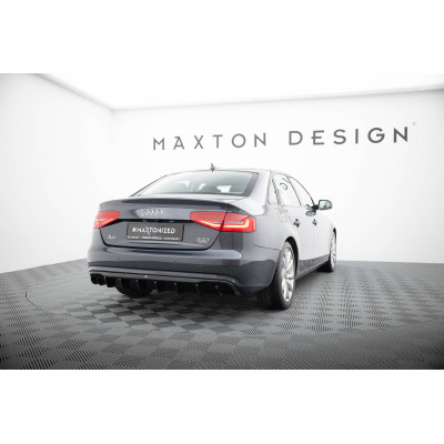 Difusor trasero para Audi A4 B8 Facelift (Single side dual exhaust version)