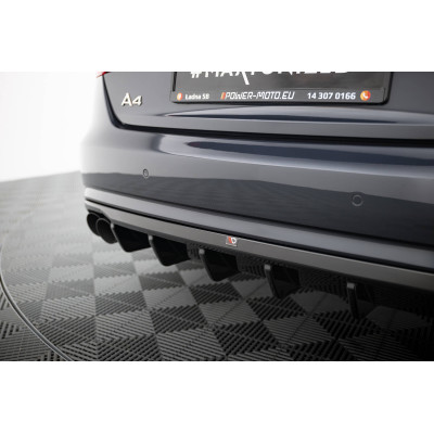 Difusor trasero para Audi A4 B8 Facelift (Single side dual exhaust version)