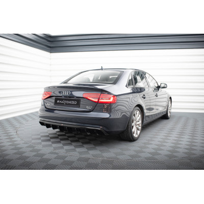 Difusor trasero para Audi A4 B8 Facelift (Single side dual exhaust version)