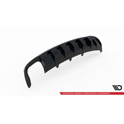 Difusor trasero para Audi A4 B8 Facelift (Single side dual exhaust version)