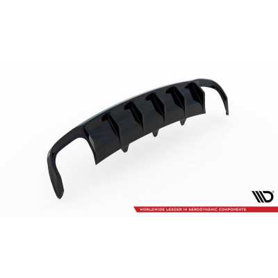 Difusor trasero para Audi A4 B8 Facelift (Version with dual exhausts on both sides)