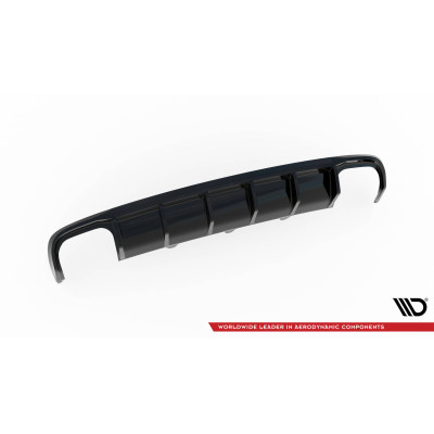 Difusor trasero para Audi A4 B8 Facelift (Version with dual exhausts on both sides)