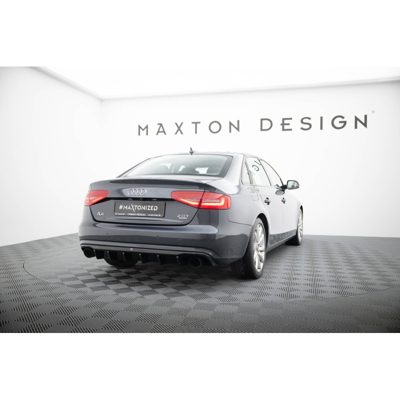 Difusor trasero para Audi A4 B8 Facelift (Version with single exhausts on both sides)