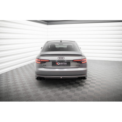 Difusor trasero para Audi A4 S-line B9 (Version with dual exhaust tips on one side)